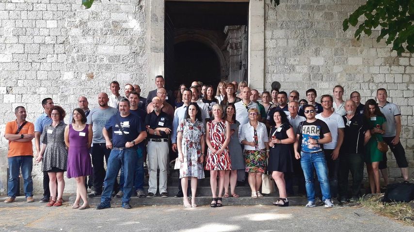 Die Teilnehmer kamen aus Kroatien, Italien, Österreich, Deutschland, Bulgarien, Rumänien und den Niederlanden (Foto: ICUA Zadar) <br> Die Teilnehmer kamen aus Kroatien, Italien, Österreich, Deutschland, Bulgarien, Rumänien und den Niederlanden (Foto: ICUA Zadar) <br>